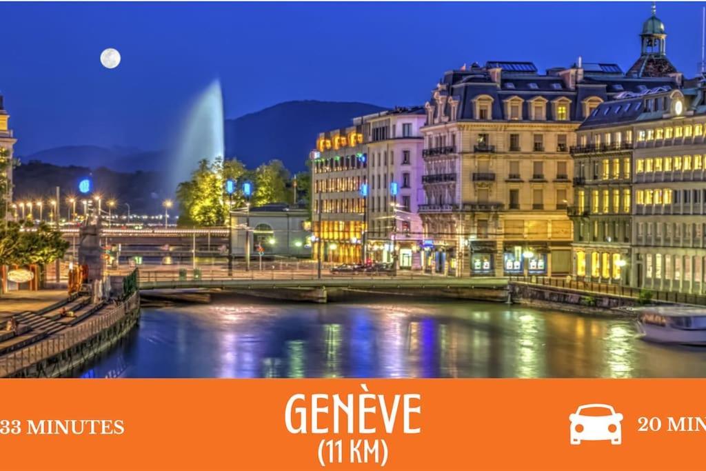 Zenbnb / Tournelles / Jardin Prive / Hyper-Centre Annemasse Exteriör bild